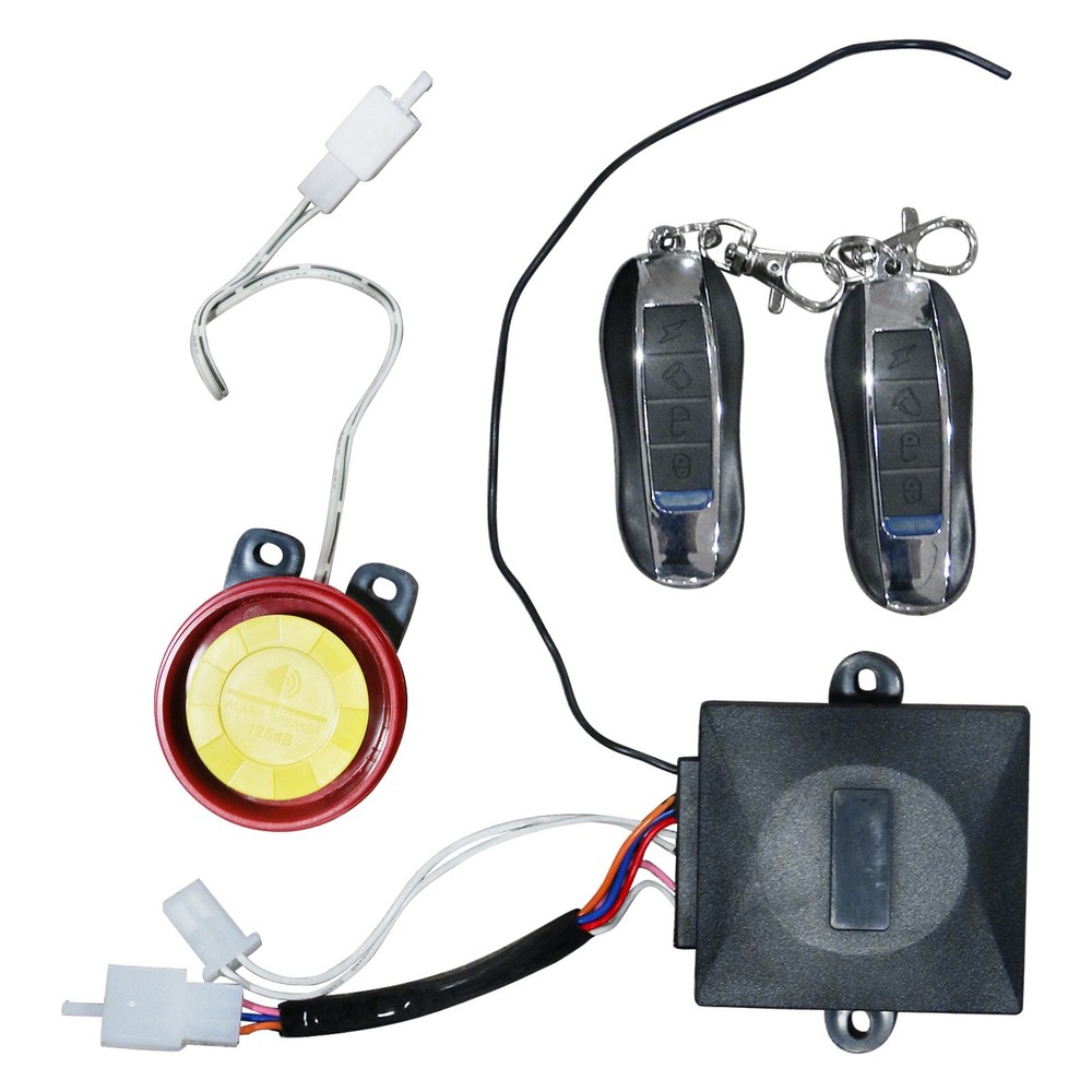 Anti-Theft Start Security Alarm System 2 Remote Control 12V Motorcycle ATV Quad