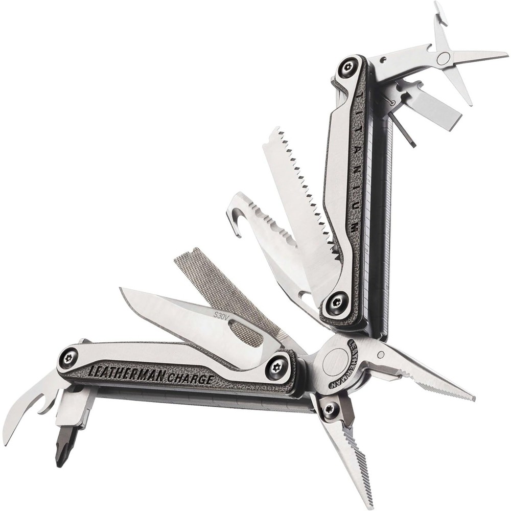 NWT Leatherman Charge Plus TTi Titanium Multi-Tool, Stainless Steel