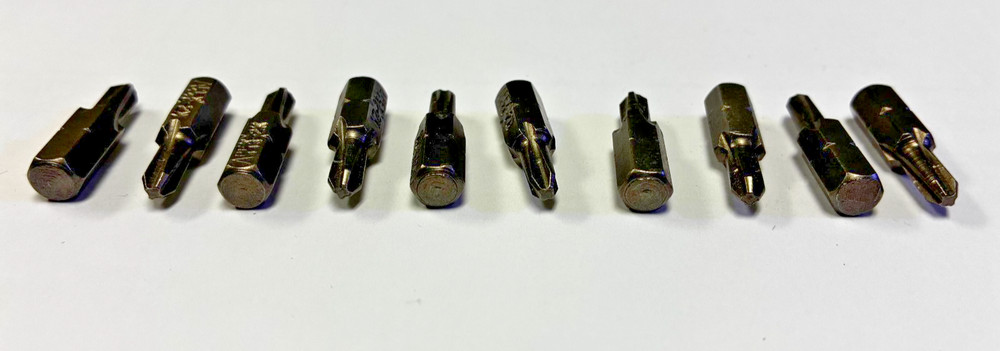 Apex 446-2X - 1/4” Hex Insert Bits - Phillips Bits 10pcs