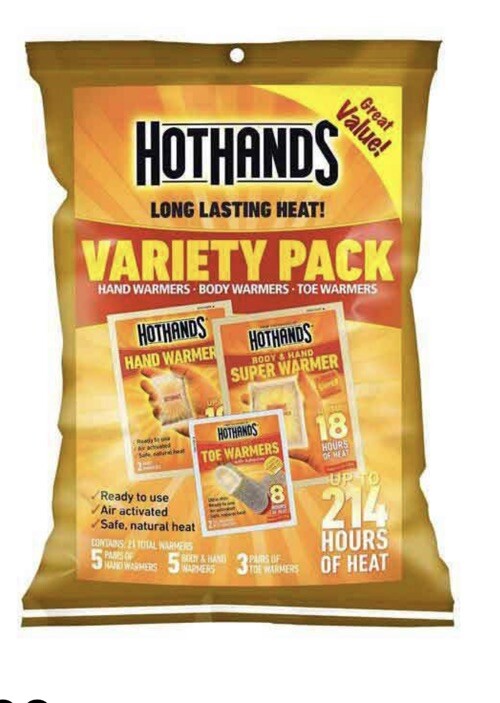 Hot Hands Variety Pack Warmers