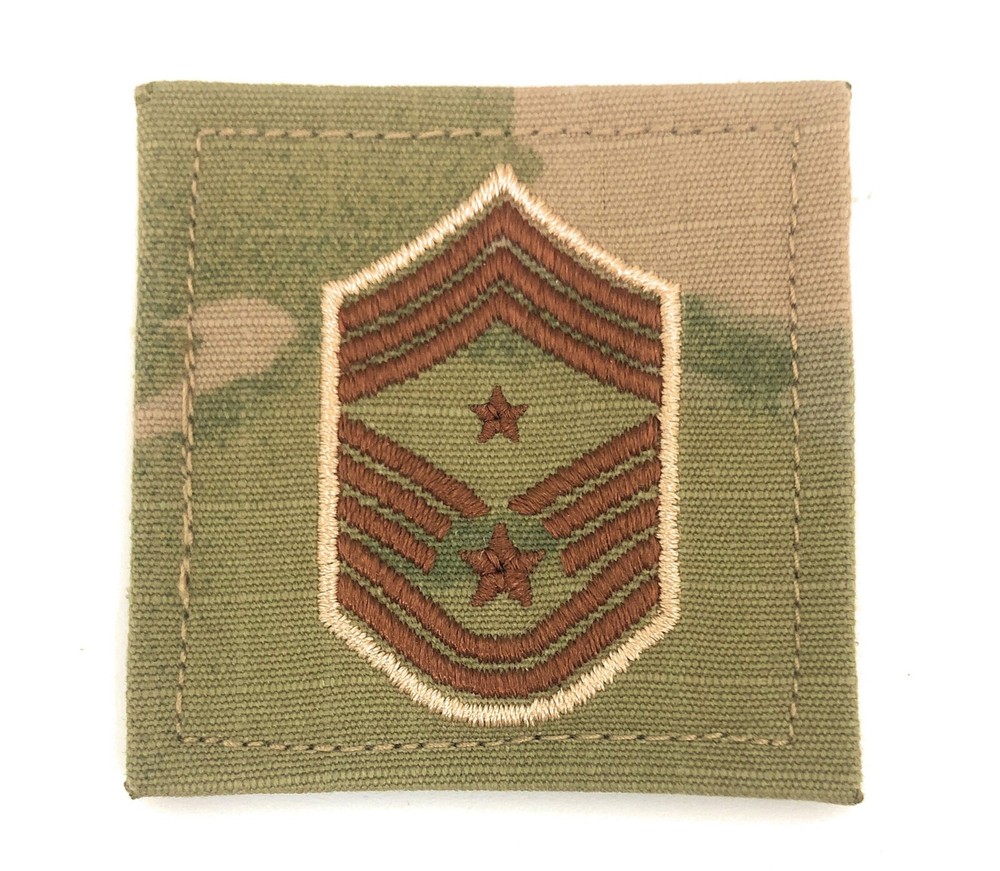 A.F. Command Chief Master Sergeant 2x2 OCP w/ Hook Fastener (each)