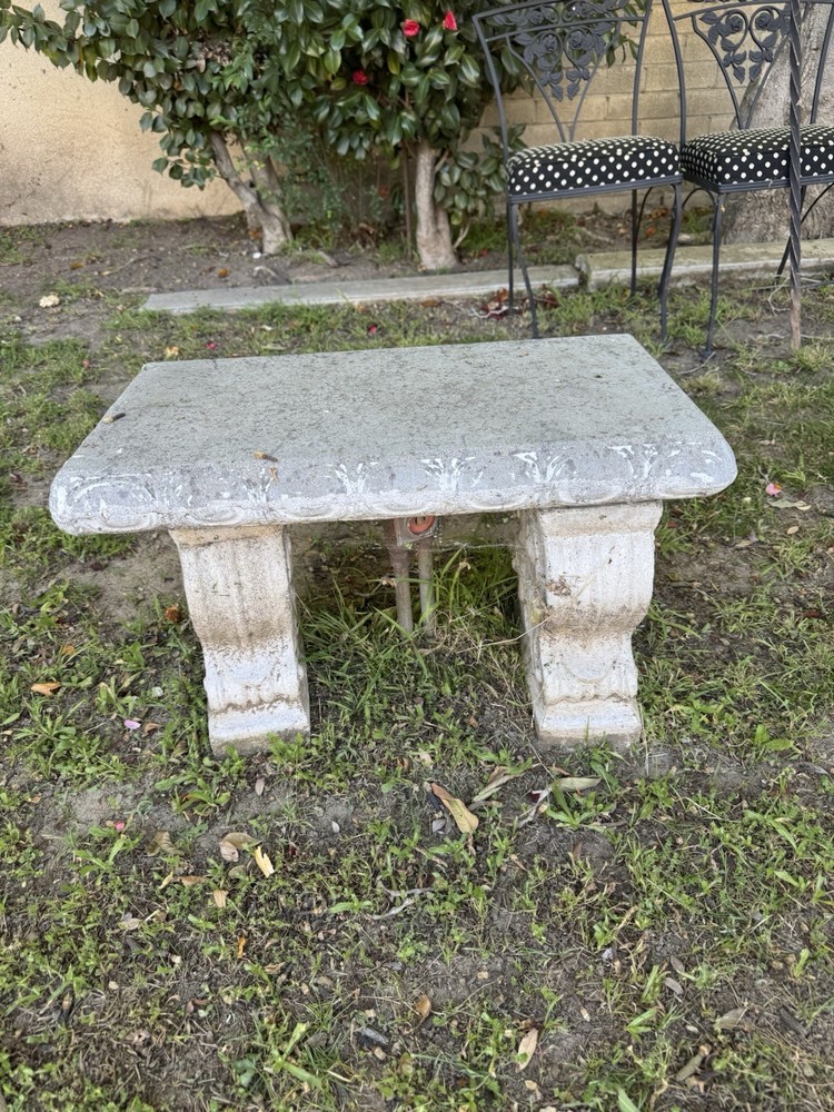 Garden Bench Italian Stone