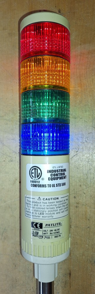 PATLITE CORP LE-FBP 24V AC/DC STACK LIGHT TOWER