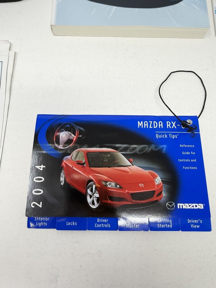2004 Mazda RX-8 Owners Manual OEM Complete Set