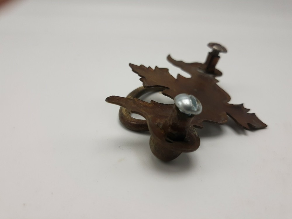 Vintage Ornamental Antique Brass Drawer Pulls