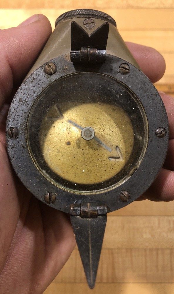 VTG U.S.E.D. Creagh Osborne Marching Compass Model E.Brooklyn, NY USA