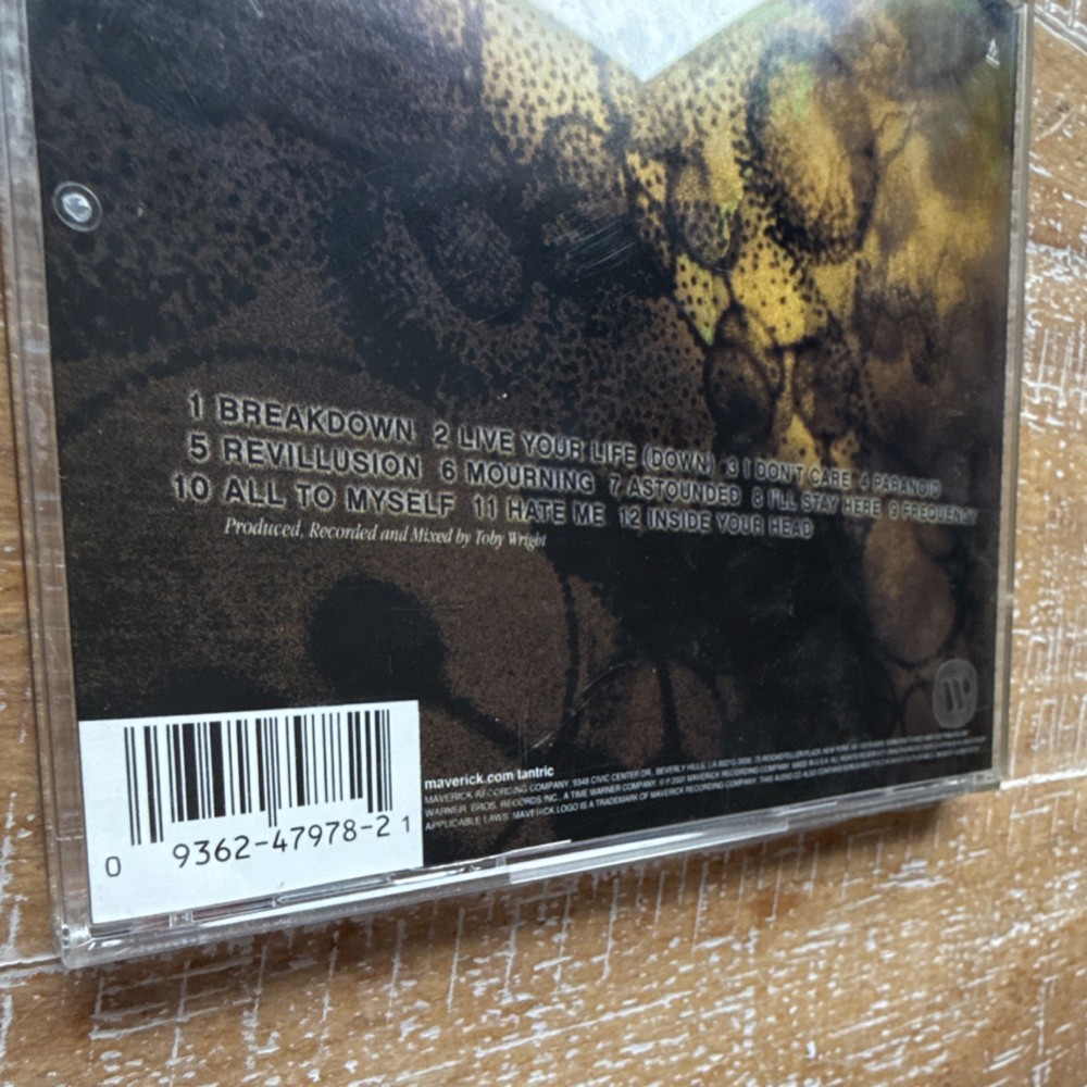 Tantric: Self-Titled CD & Booklet - Signed Insert