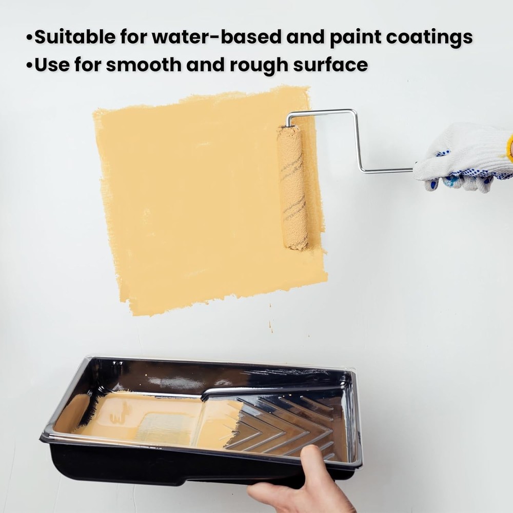 Paint Roller Covers, 20 Pack 6 Inch 6 inch paint roller 20 pack, White