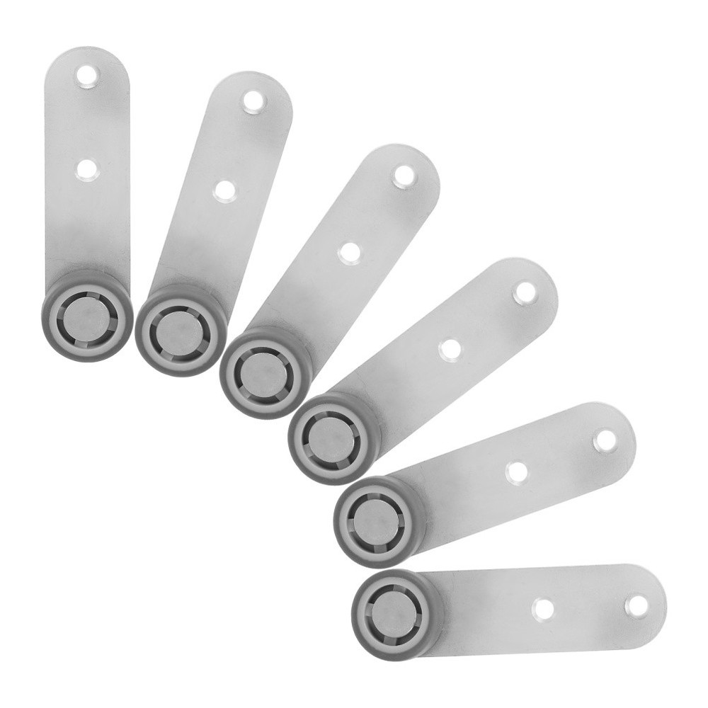 6 Pcs Sliding Closet Door Wheels Guide Roller Heavy Duty Rollers