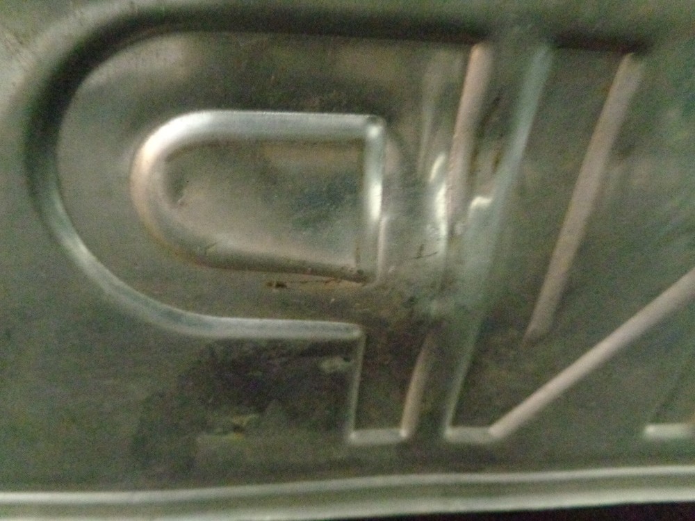 Vintage German Germany licence plate