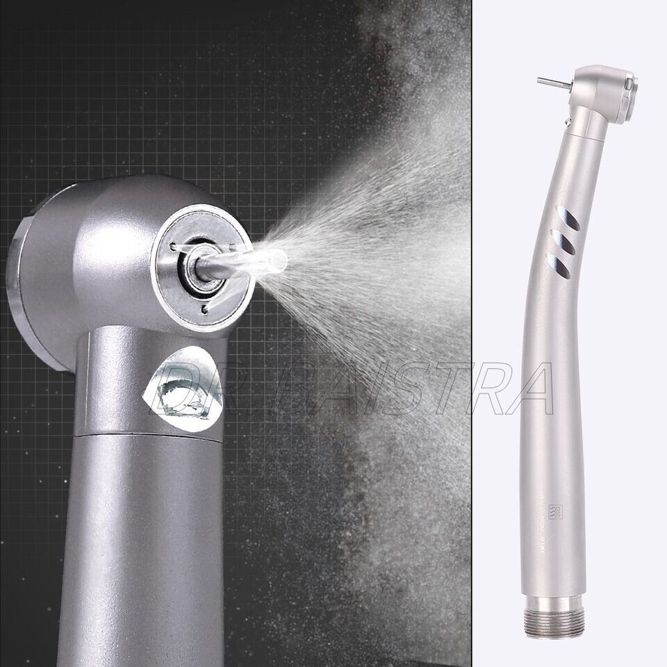Dental E-generator LED High Speed Ceramic Torque Head Handpiece 2Holes