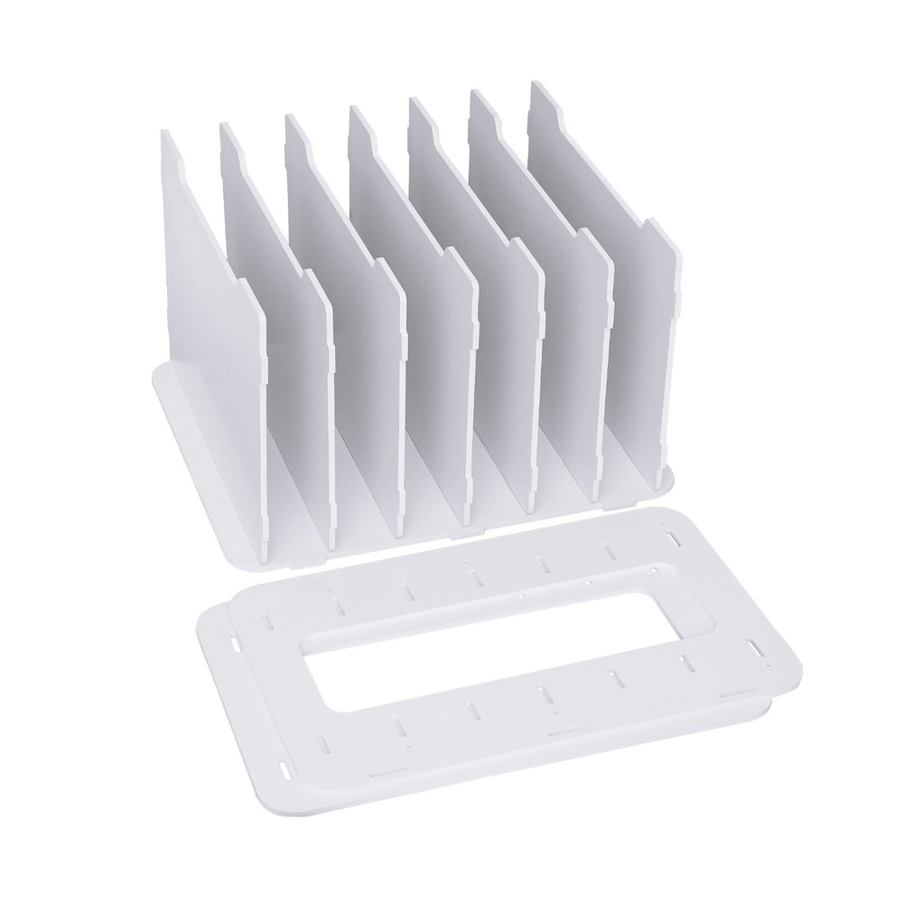 7 Tier Desktop Organizer Paper File Holder Document Storage Rack Office Home NEW
