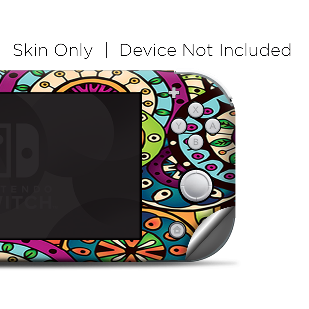 Skins Decals wrap for Nintendo Switch Lite - Ethnic Circles Pattern