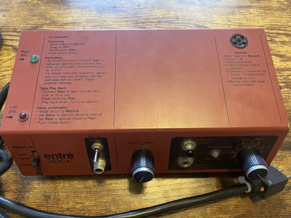 Entre Electronic 7620A Projector Programmer Dissolve Unit Controller