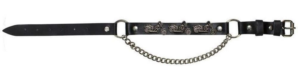 Motorcycle Boot Chains Leather Strap Various Designs Fits All Boots Stylish NEW