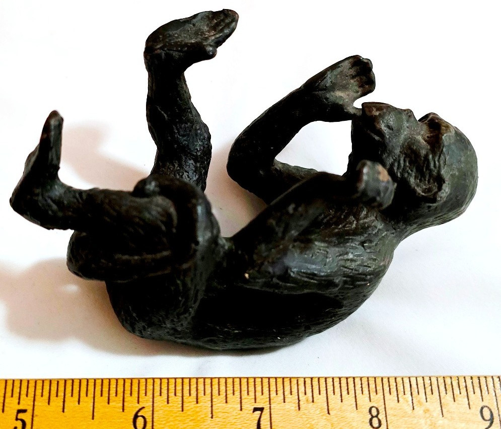 Unusual Cast Iron Monkey