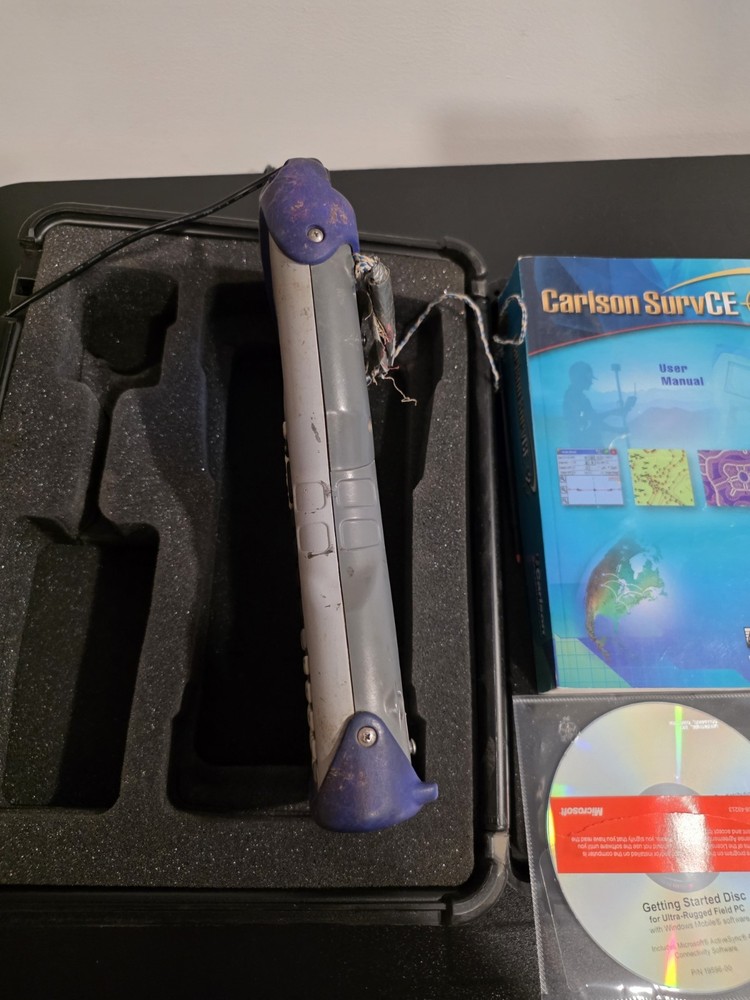 Carlson Surveyor + Data Collector W/ Case, Battery, Adapter SurvCE Enabled