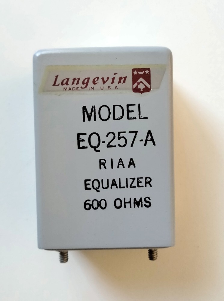 Langevin RIAA EQ Modules, Model EQ-257-A, one pair