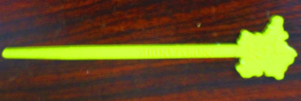 Yellow Swizzle Stick from Normandie