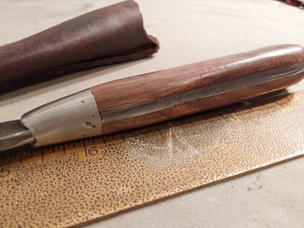C Cox Jr Nail File Custom Made Fixed Blade Knife