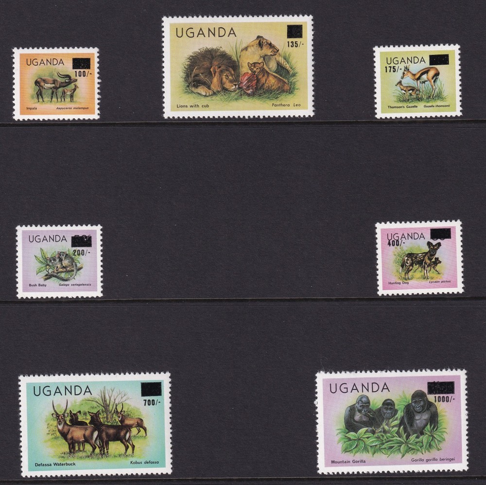 UGANDA 1983 SG421-427 MNH