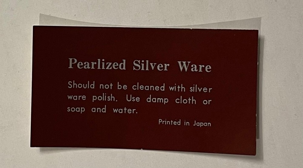 Pearlized Silver Ware - 7 inch round dish