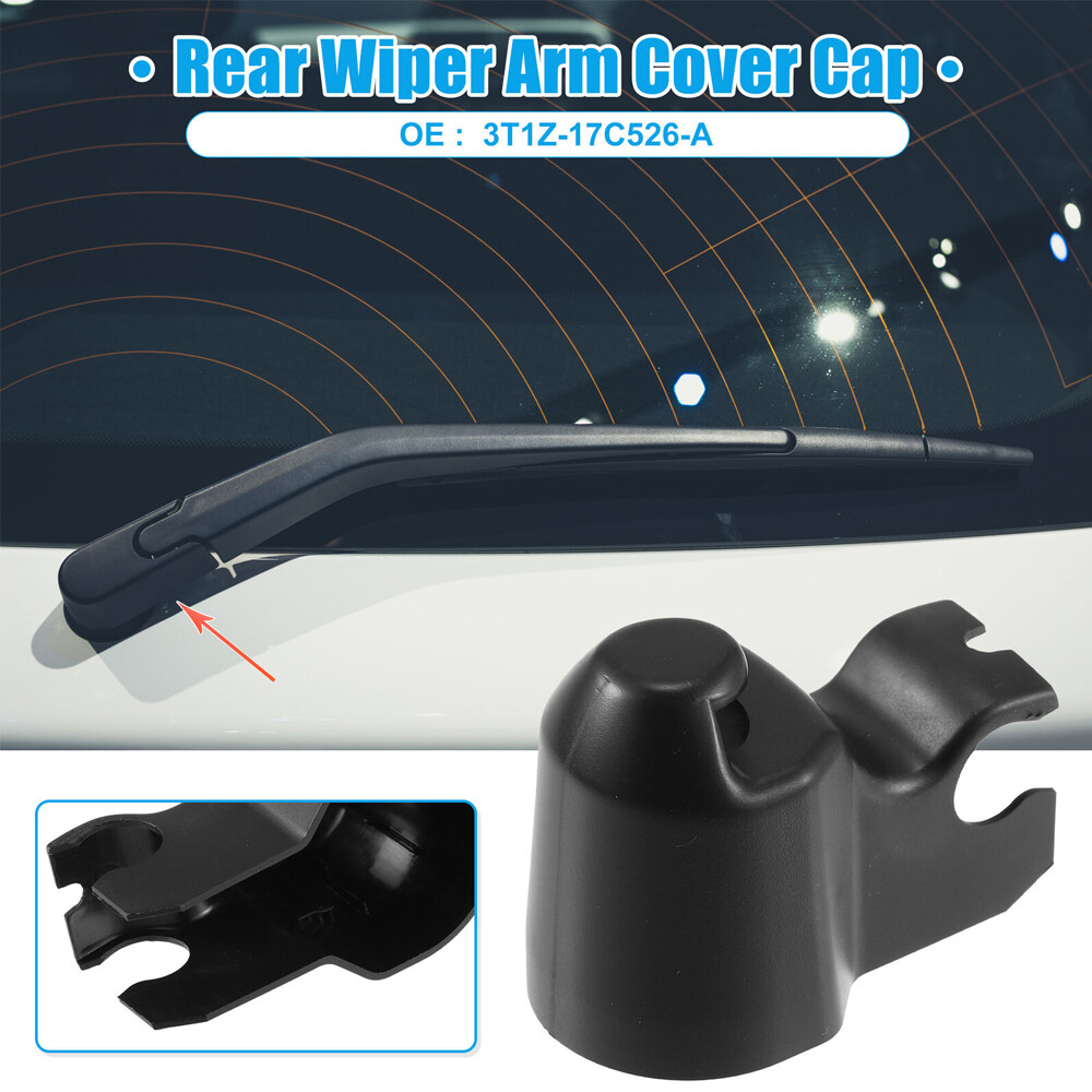 Pack (2) Rear Windshield Wiper Arm Nut Cover for Ford Transit Connect 2010-2014