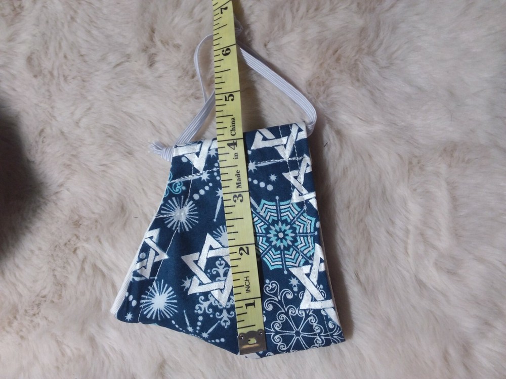Hanukkah Cotton Face Mask Small