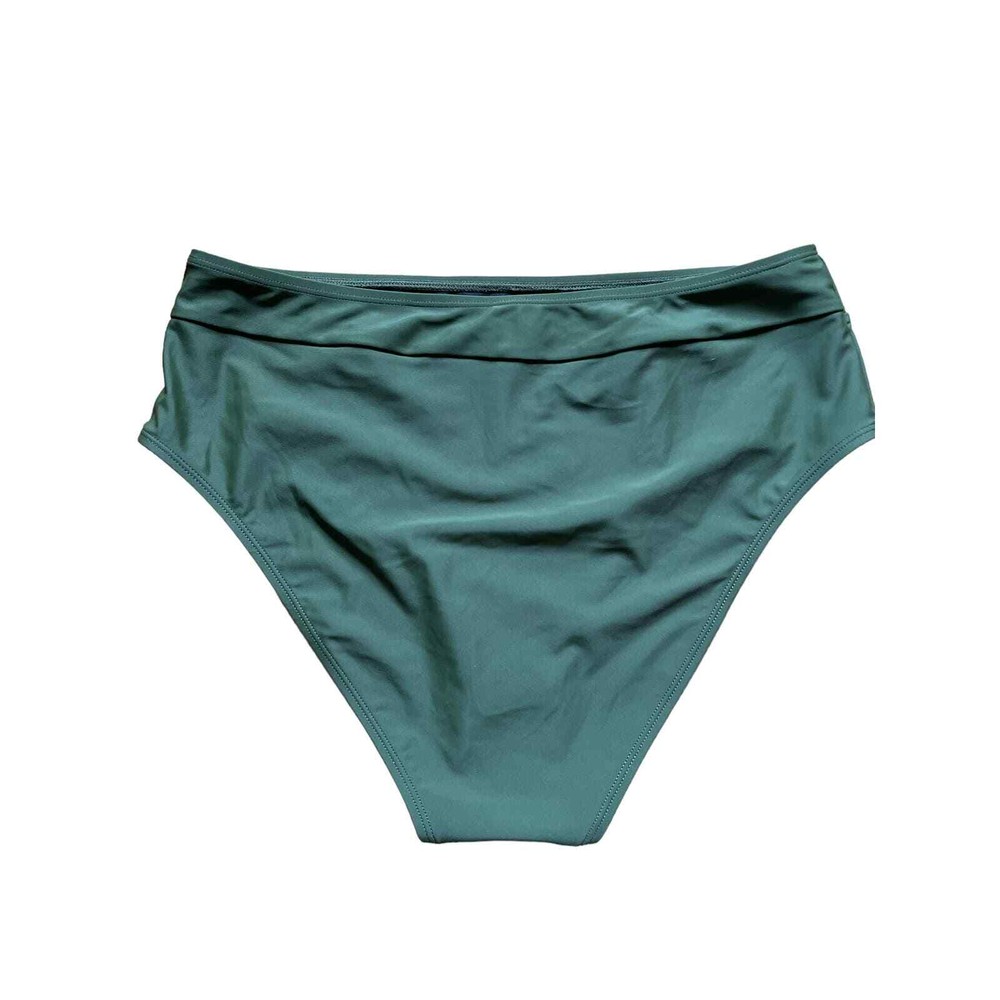 HUNTER GREEN "HIGH WAISTED" 2 PIECE BIKINI-BNWT-SUPER FLATTERING!