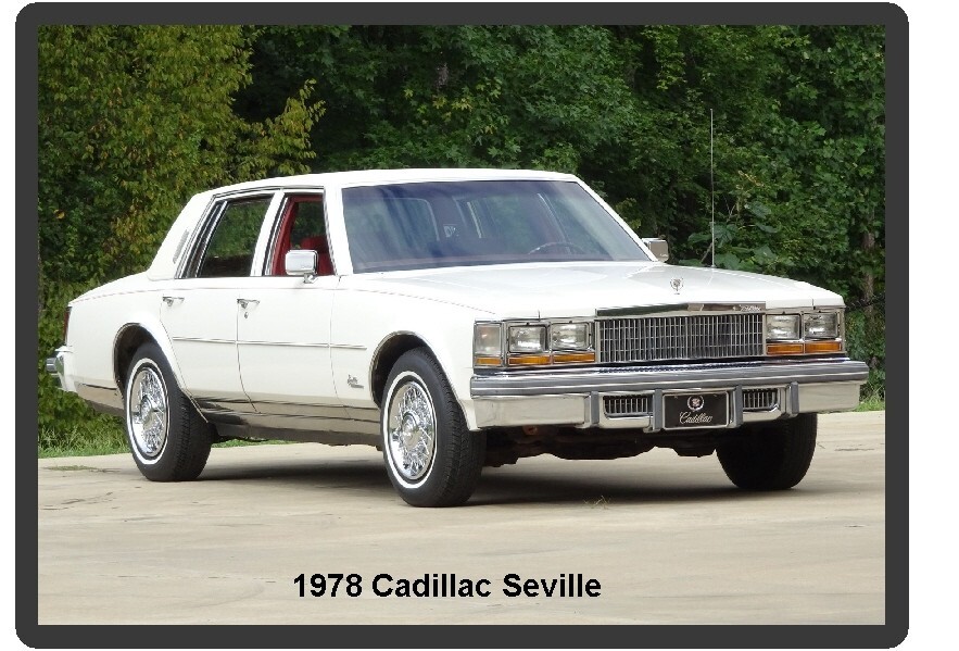 1978 Cadillac Seville Refrigerator / Fridge /Tool Box Magnet