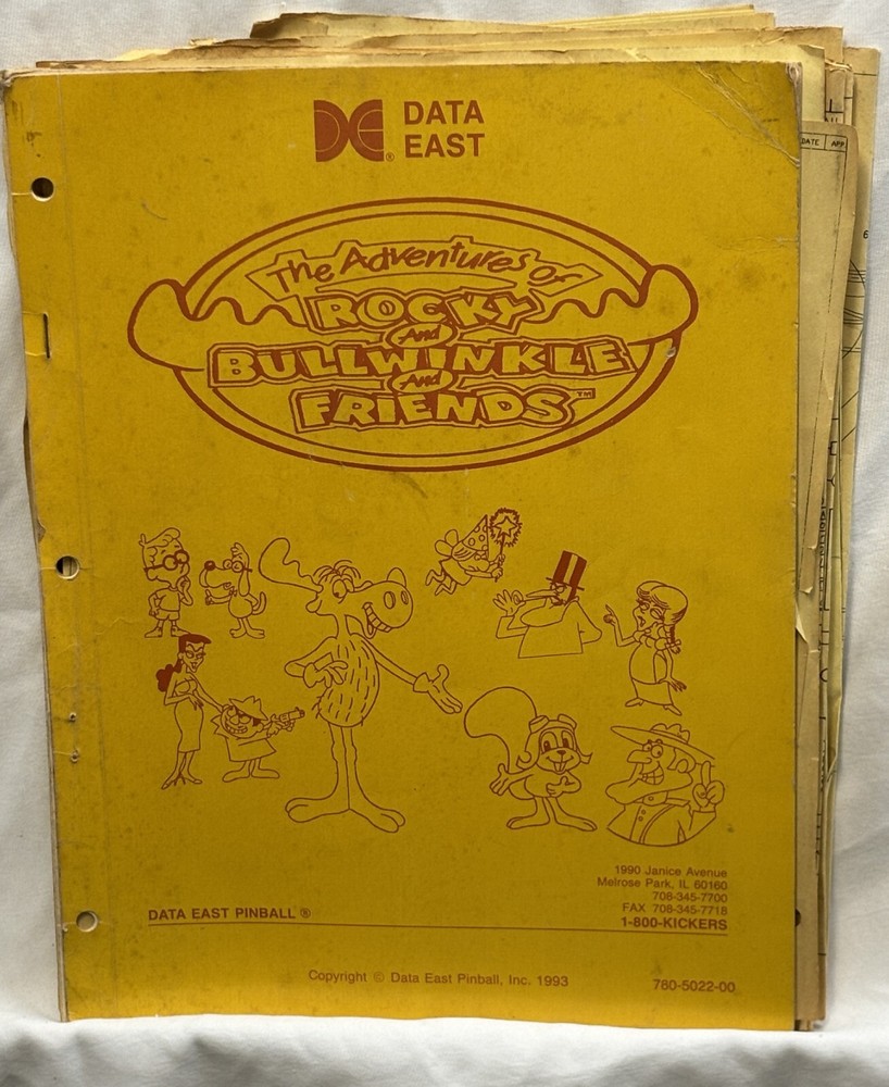 ORIGINAL-DATA EAST-ROCKY & BULLWINKLE-OWNERS MANUAL