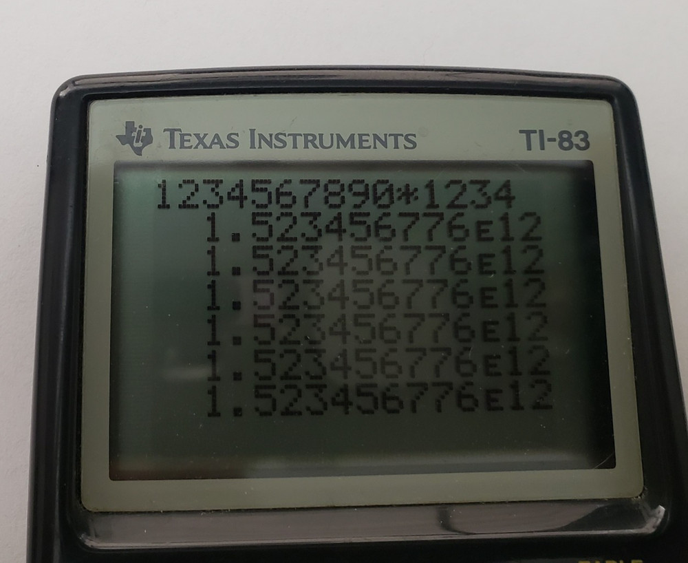 Texas Instruments TI-83 Graphing Calculator Black No Cover Tested Working