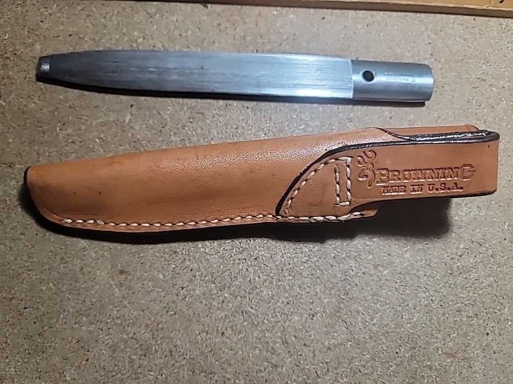 Brown knife hone and chisel