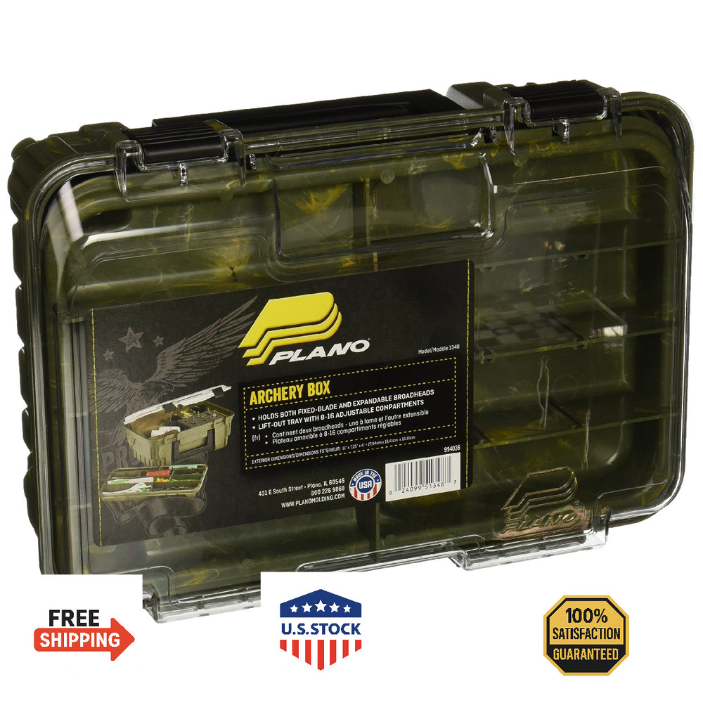 Plano Camo Archery Accessory Box - Durable Storage for Bow Hunting Gear