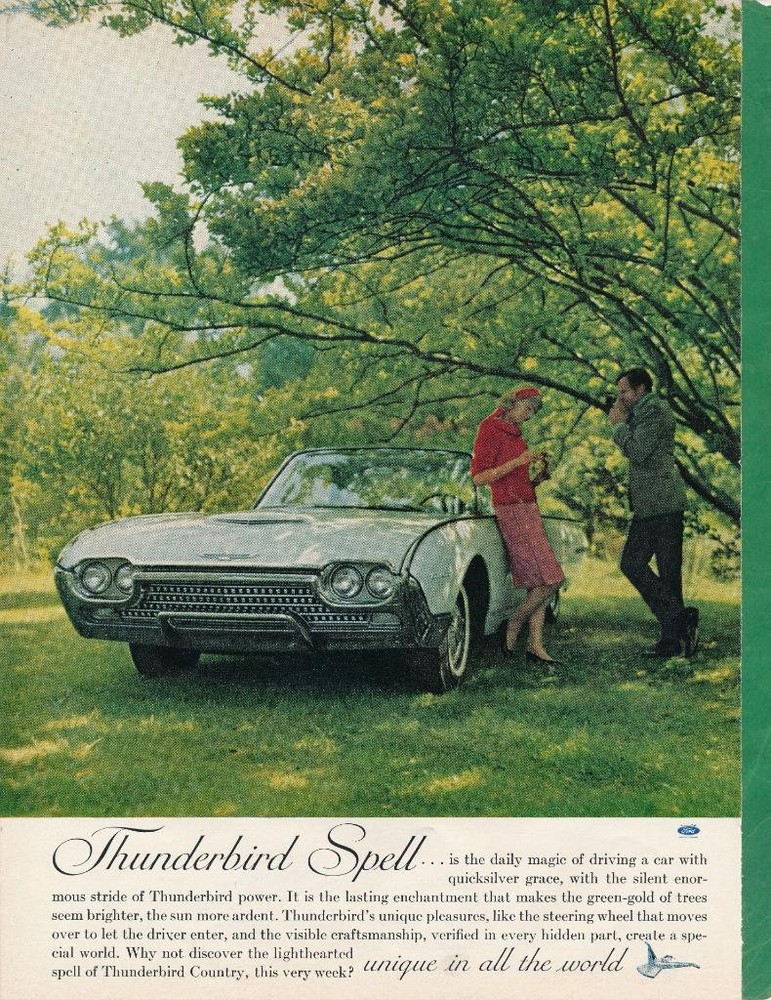 Magazine Ad - 1962 - Ford Thunderbird - Spell - (#2)