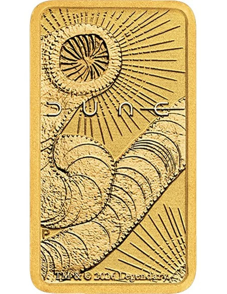 DUNE 1 g Gold Bar Australia 2026