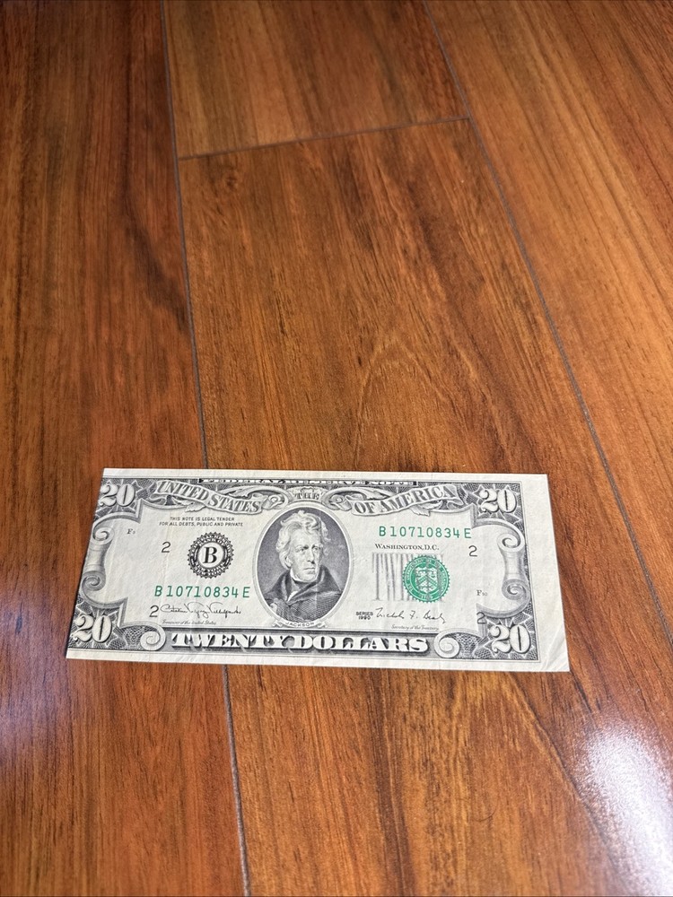 1990 U.S. Twenty Dollar * Print Error *