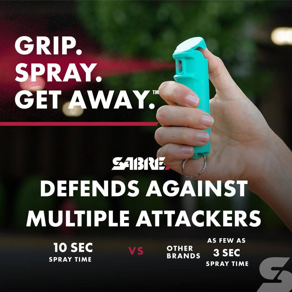 Pepper Spray with Flip Top Key Case, Mint