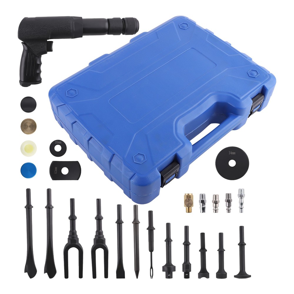 Air Hammer Kit Multi-functional Pneumatic Hammer Chisel Tool Plus Set New