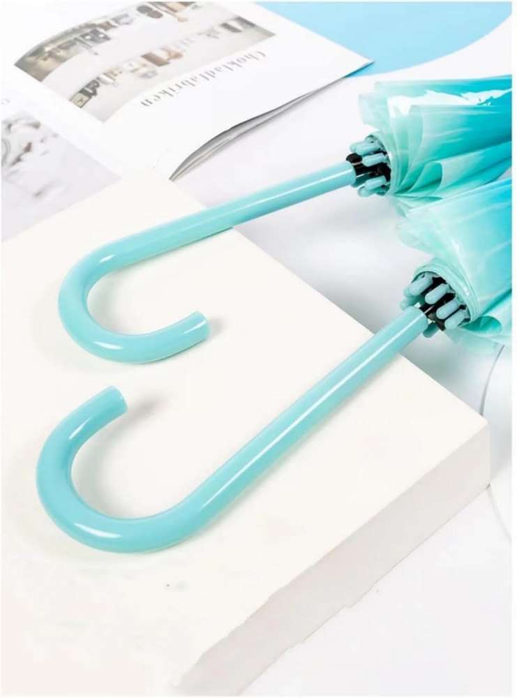 Jellyfish Transparent Umbrella, Romantic Creative Cute Automatic Open J Hook Han