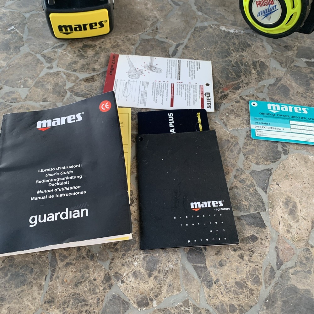 Mares Mission Guardian Computer Console MR12DFC Mares Nikos Pro sub Avalon Scuba