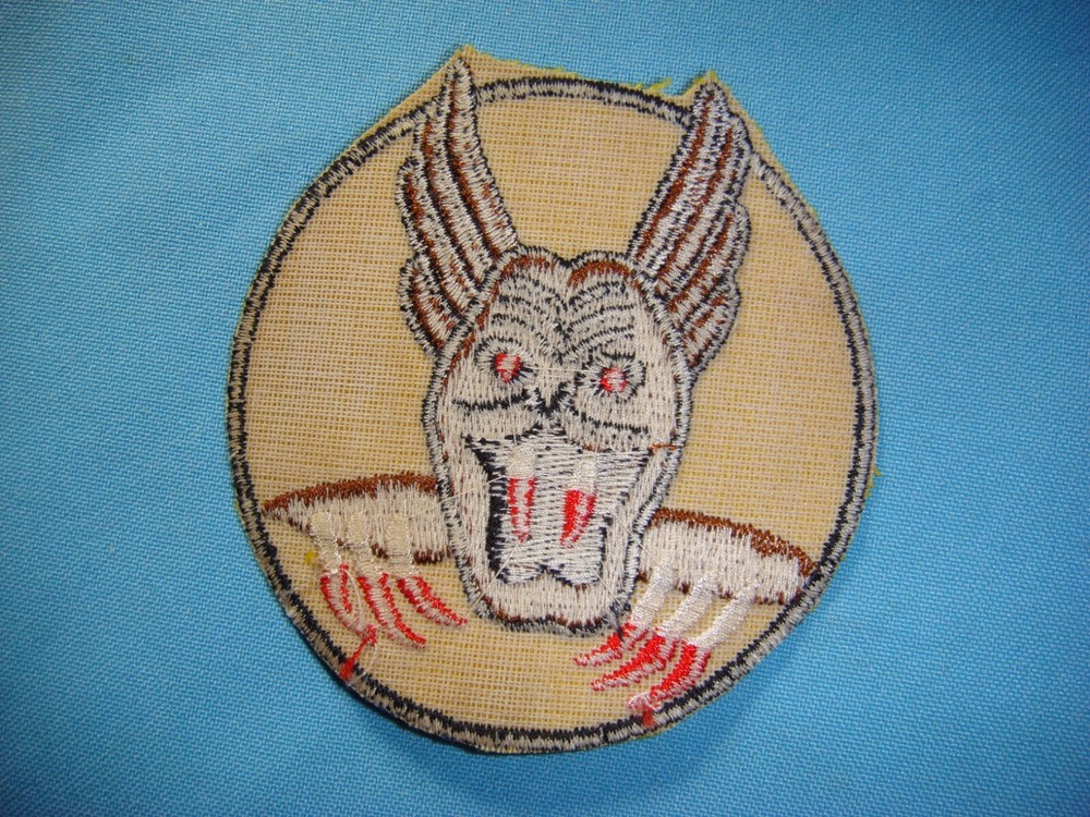 VIETNAM WAR PATCH, USAF 7th FIGHTER SQUADRON SCREAMING DEMONS