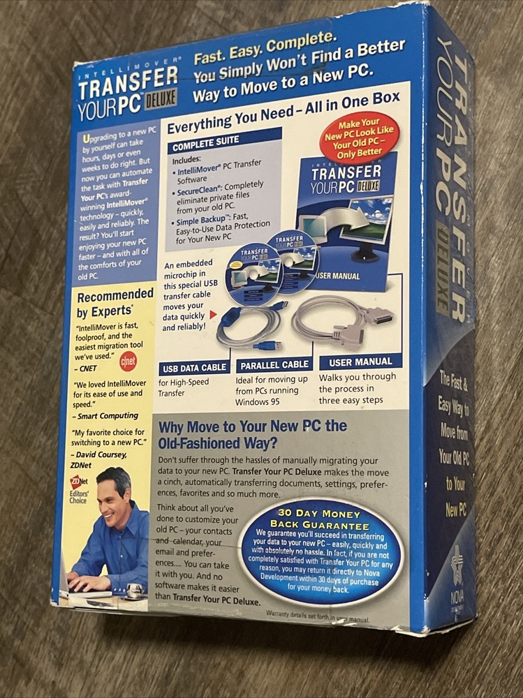 Nova Development IntelliMover Transfer Your PC Deluxe - Authentic **New Sealed**