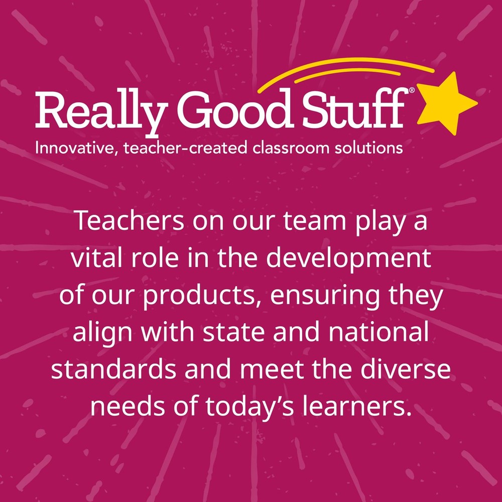 Really Good Stuff Learning Goals Pocket Chart w/ 14 Cards