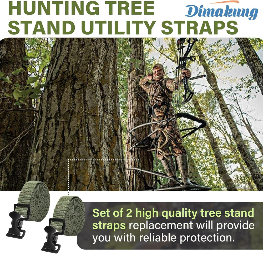 Tree Stand Utility Straps for Summit Viper Climber, Hang on Treestand Stabilizer