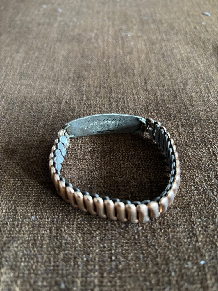 WWll USAAF Pilot Wings ID Bracelet