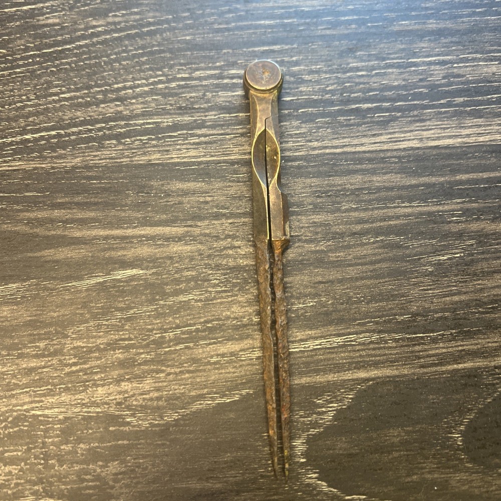 Vintage Drafting Tool Divider Corroded Damages