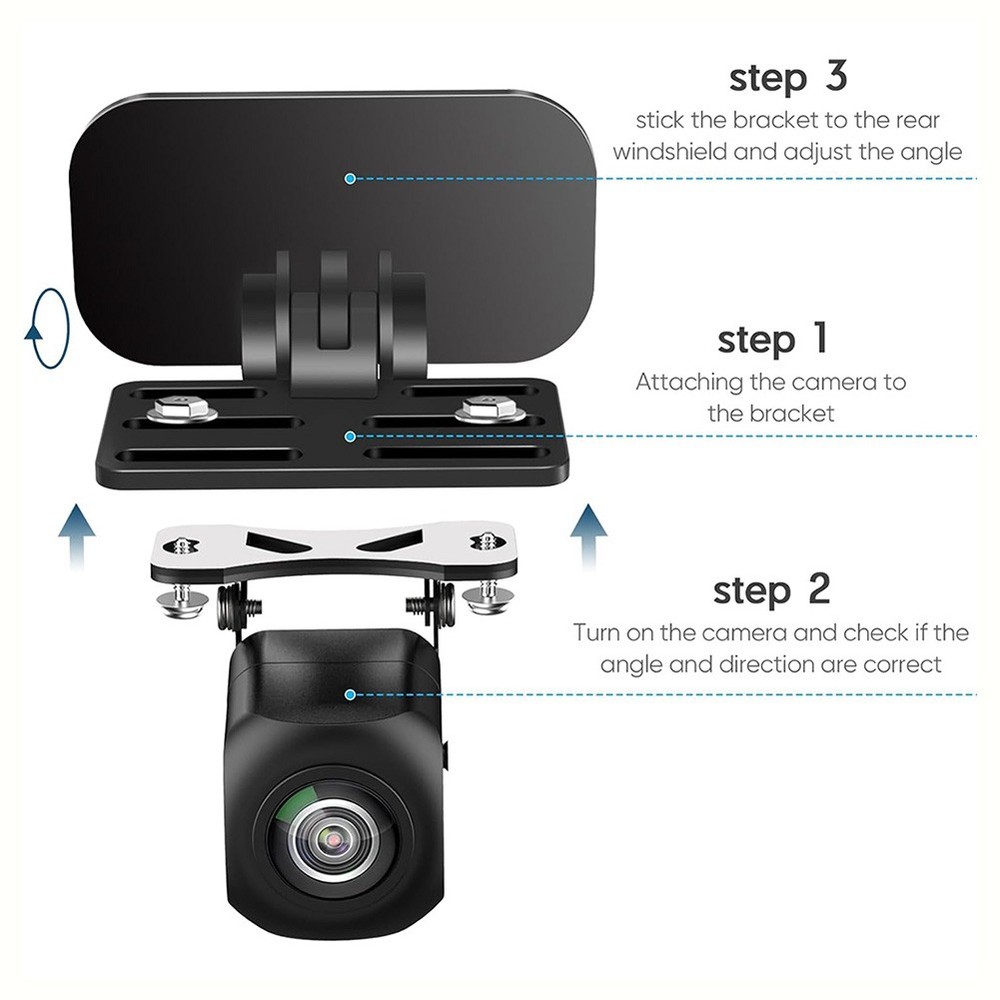 Universal Rear View Camera Mounting Bracket, Dash Camera, Mirror Ka1376