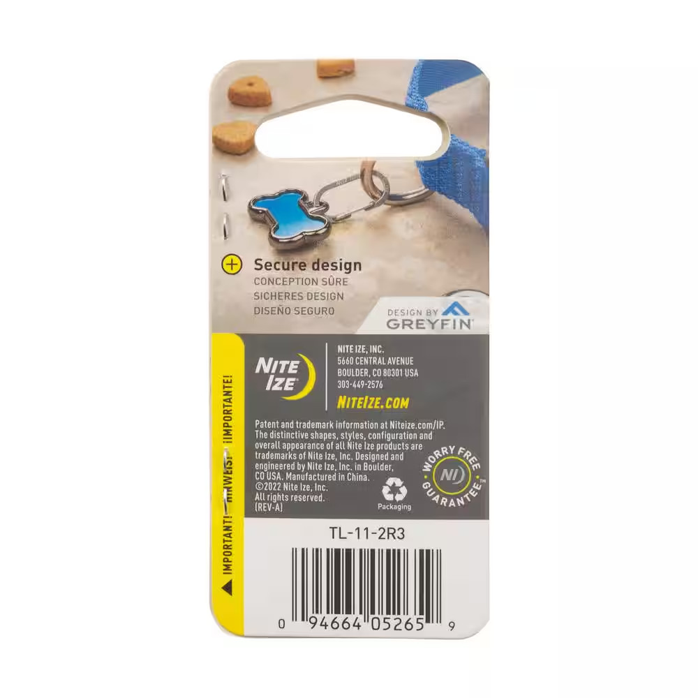 Microlink Pet Tag Carabiner - Stainless (2-Pack)