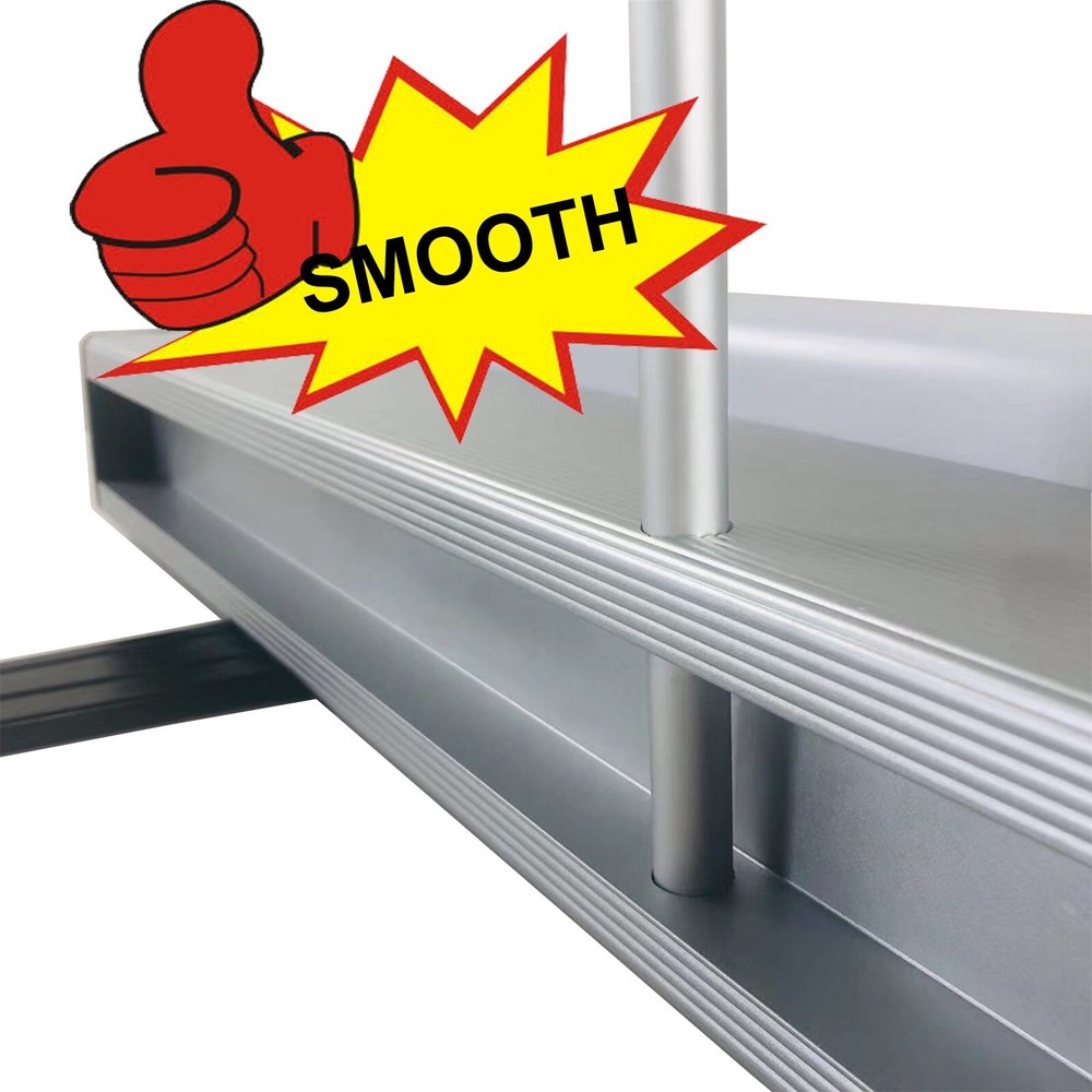 Heavy-Duty Retractable Pull Up Banner Stand 31 ½"x80" (Stand Only)